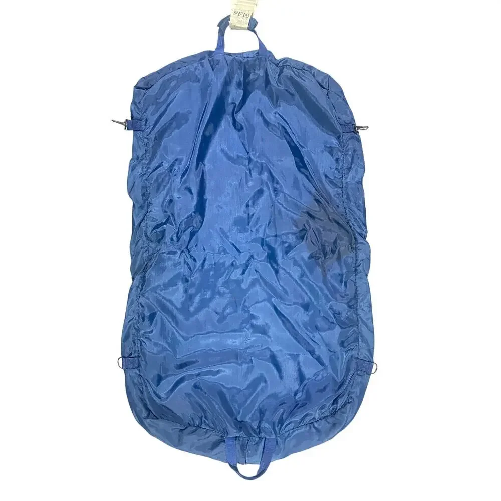 Vintage US Navy Garment Sea Bag Blue w/Airline Tag Jamie Green 1993 USAir